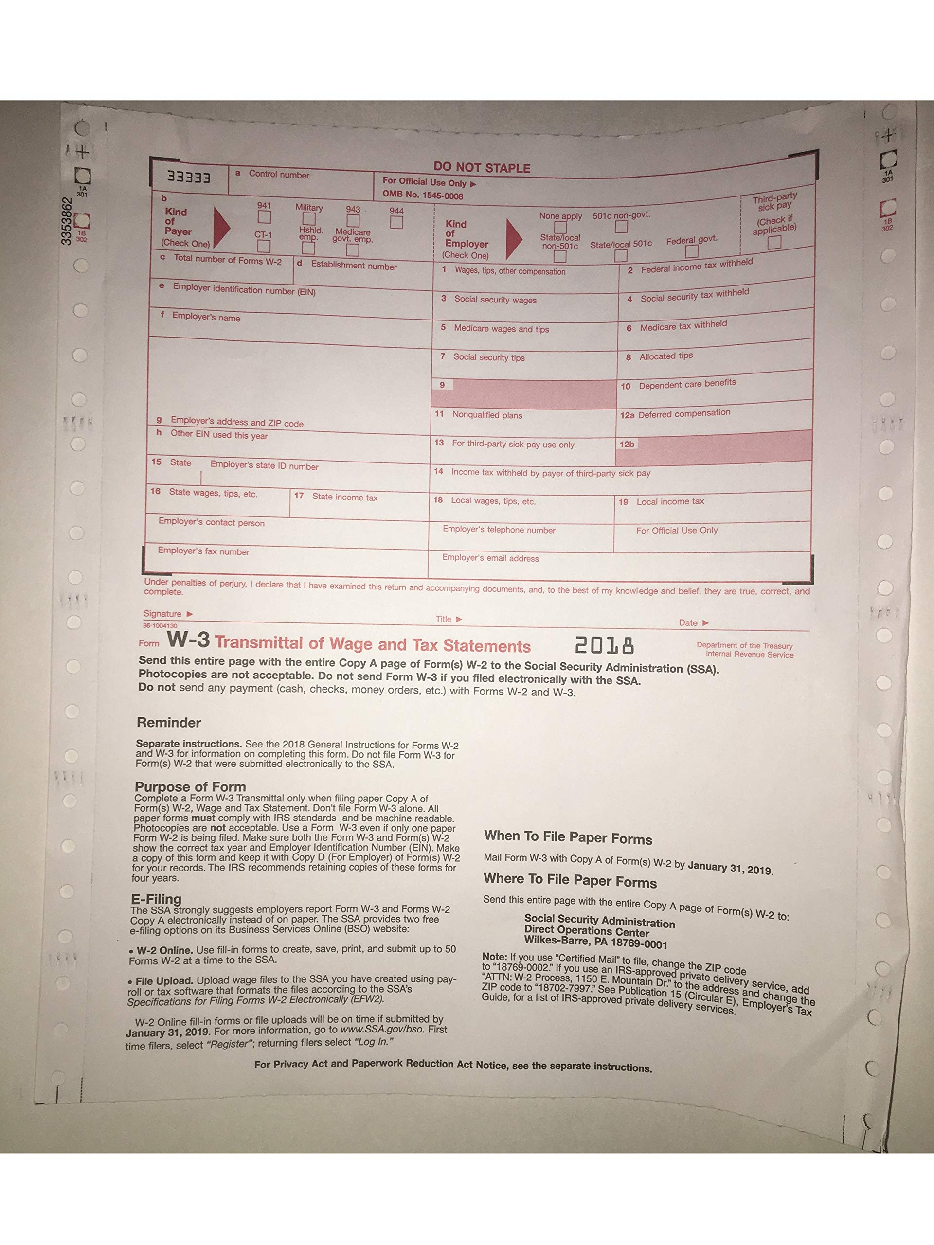 Pa W-2s Form For 2023