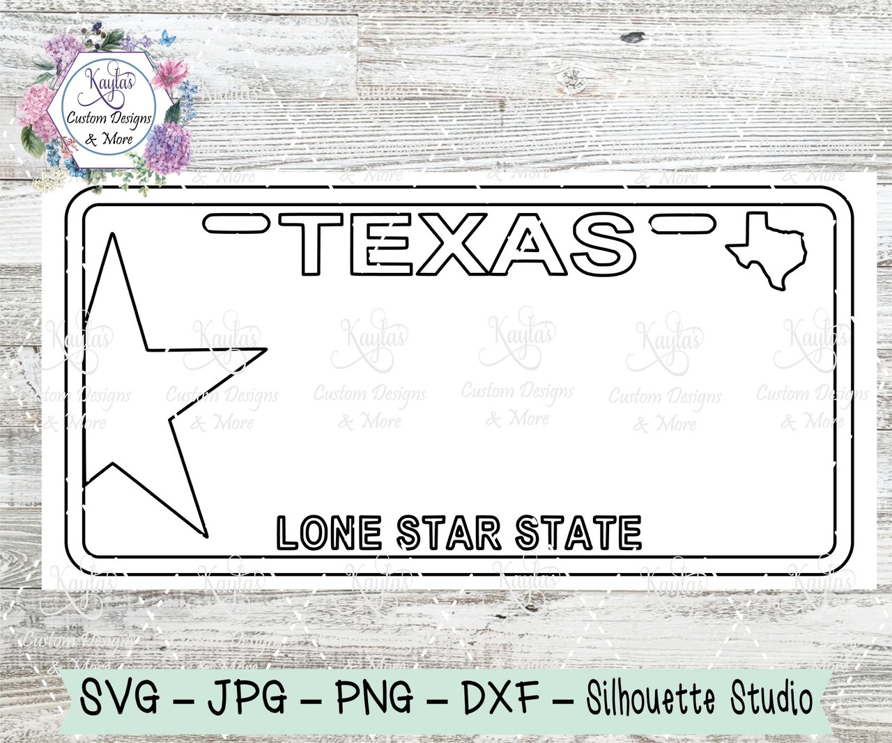 Free Printable Printable License Plate Template