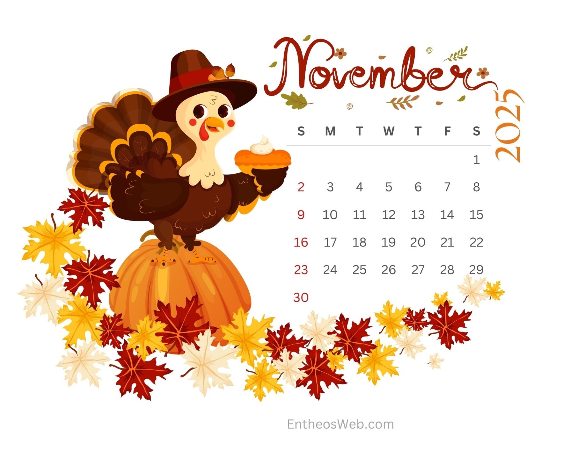 Printable November 2026 Calendar Turkey