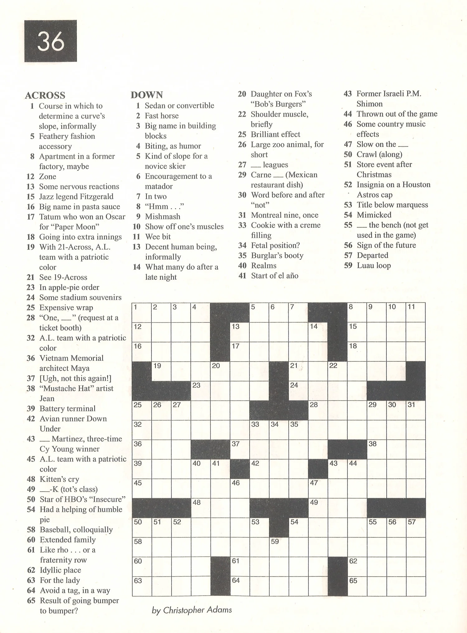 New York Times Printable Crossword Puzzles
