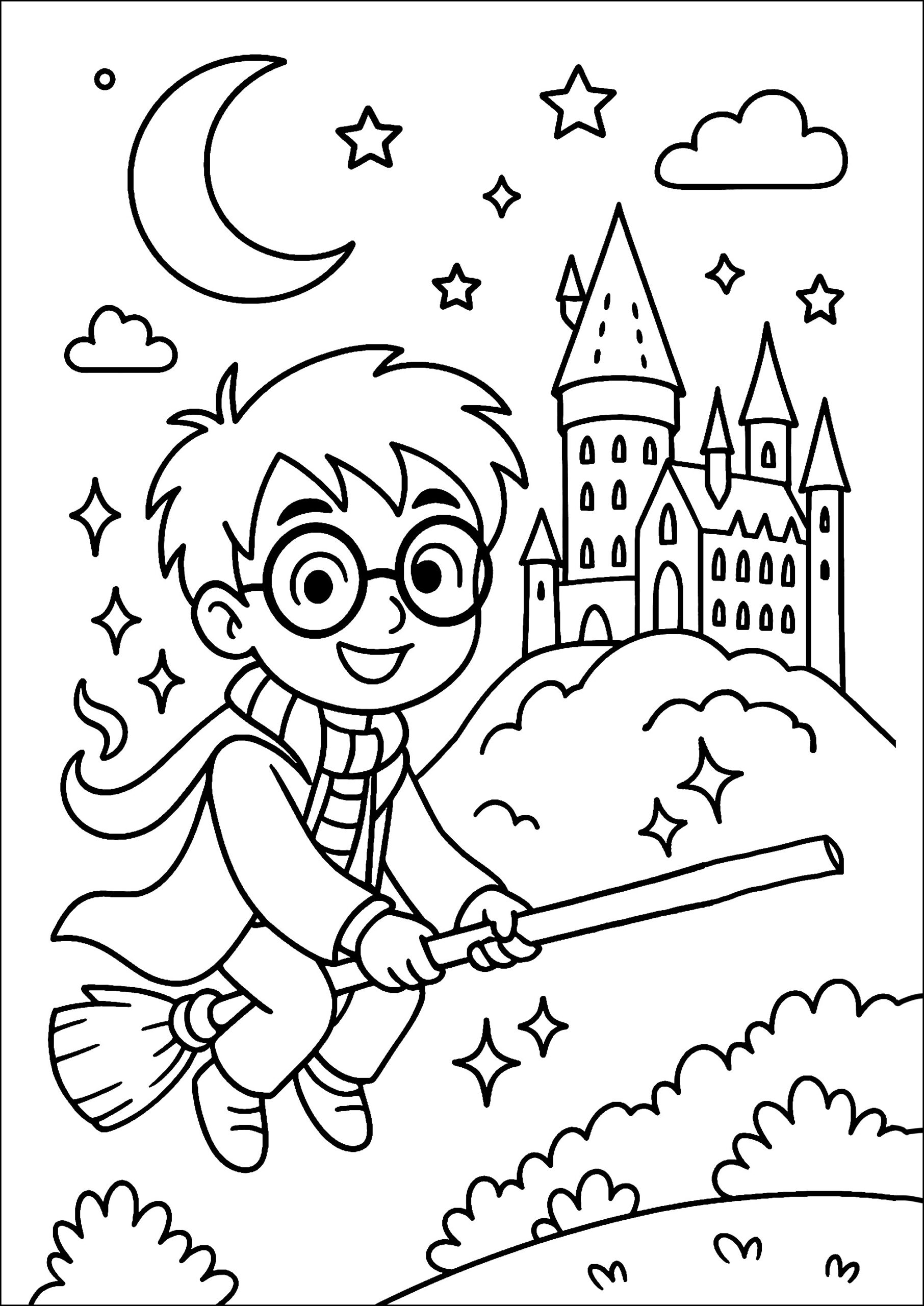 The Sorcerer s Apprentice On His Magic Broom Harry Potter 