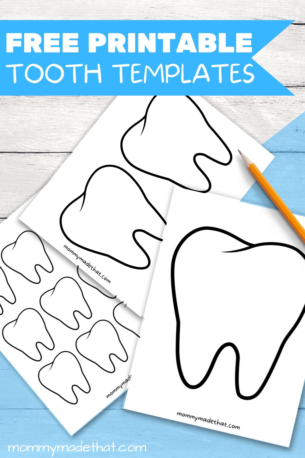 Tooth Template Printable
