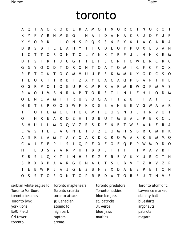 Toronto Star Crossword Puzzles Printable