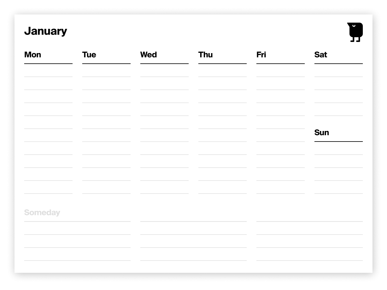 Printable Blank Weekly Calendar Pdf