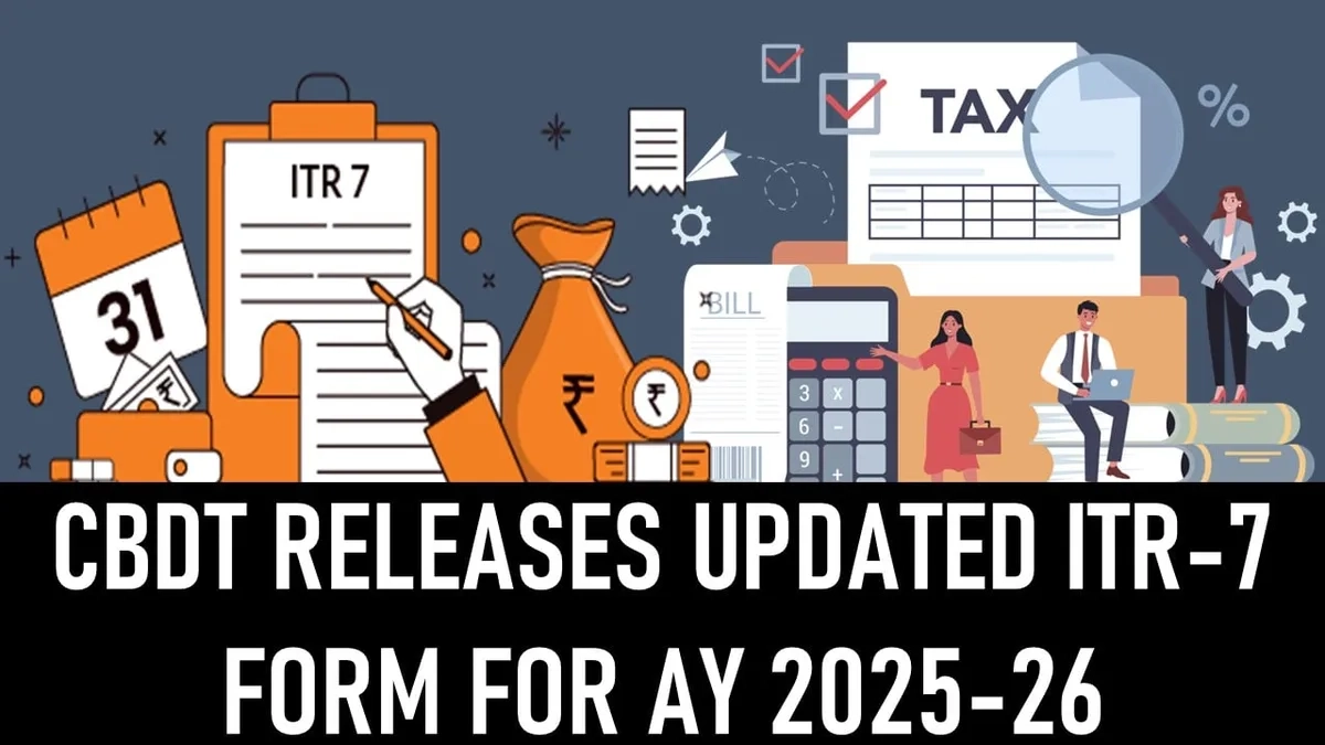Itr 7 Form For Ay 2025-26