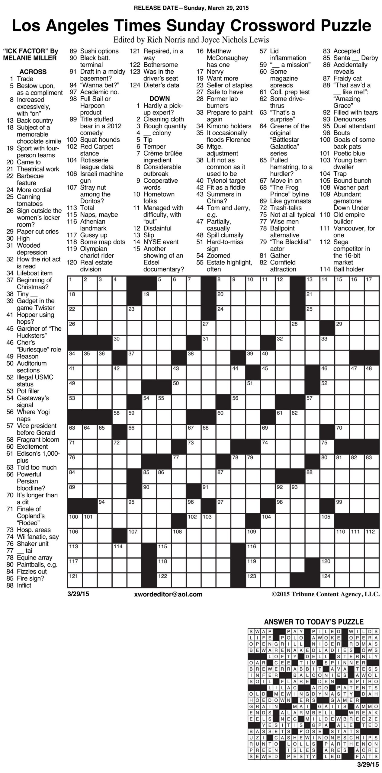 Usa Today Crossword Sales