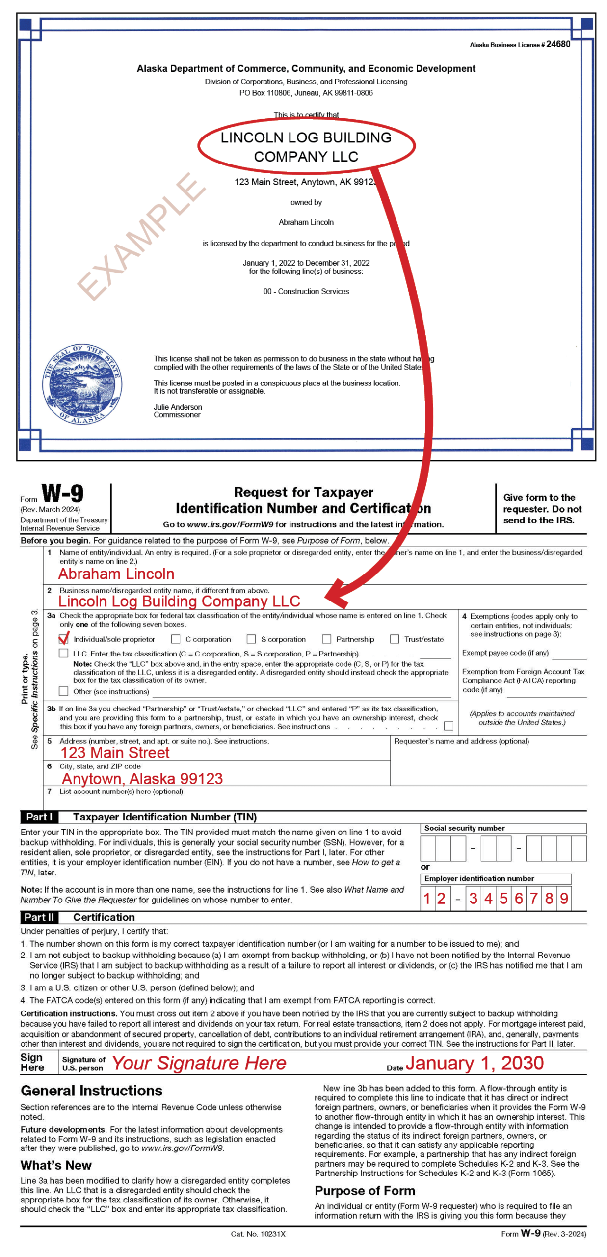 W 9 Form To Fill Out