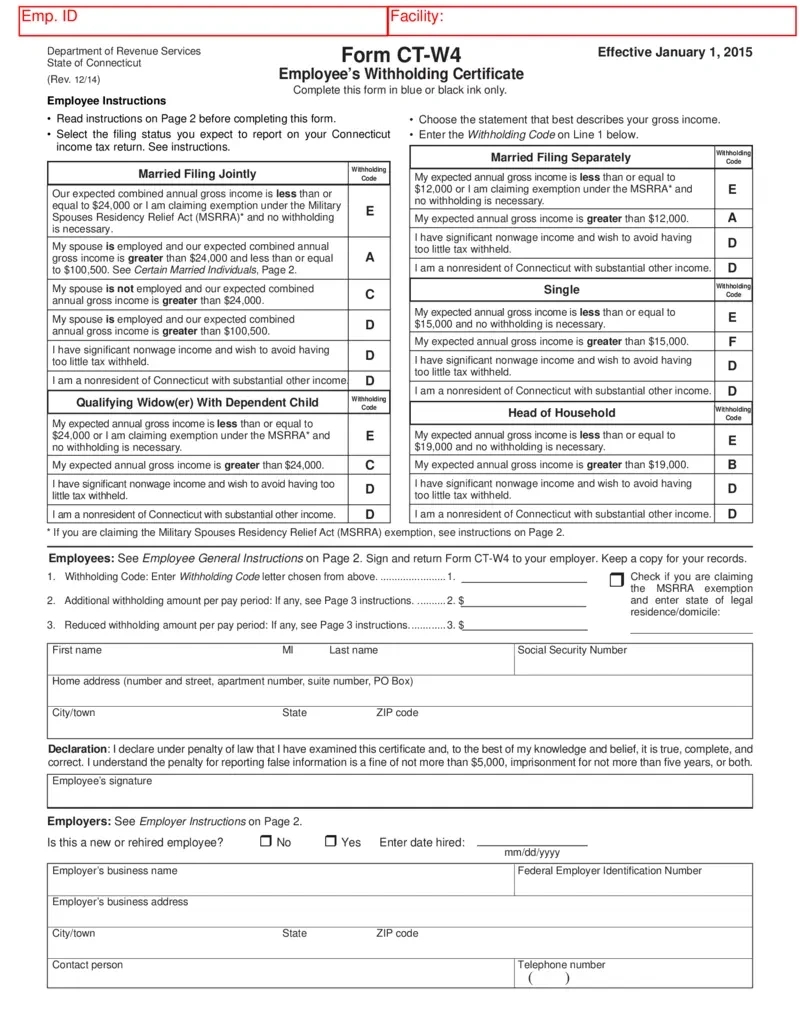 2025 W 4 Form Instructions