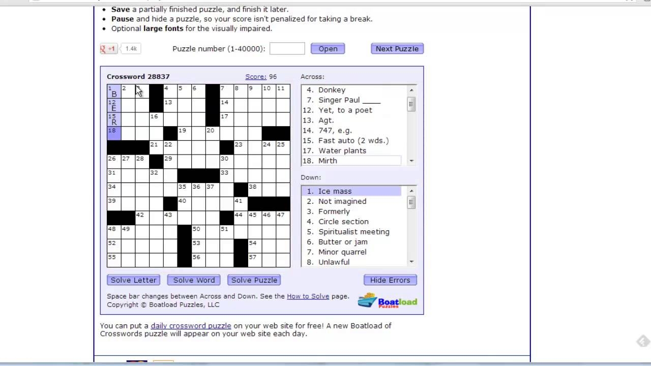 Where To Get Crosswords Online